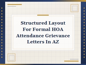 Formal Layout for Az Hoa Attendance Grievance Letters